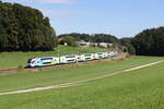 4010 023 aus Wien kommend am 1. September 2025 bei Axdorf im Chiemgau.