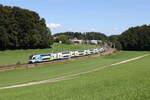 4010 032 aus Wien kommend am 3. September 2025 bei Axdorf. 4010 032 aus Wien kommend am 3. September 2025 bei Axdorf.