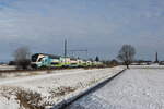 4010 023 aus Wien kommend am 31. Dezember 2025 bei �bersee am Chiemsee.