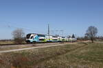 4010 031 aus Wien kommend am 6. M�rz 2026 bei �bersee am Chiemsee.