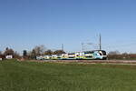 4010 030 auf dem Weg nach Wien. Aufgenommen am 8. April 2026 bei �bersee am Chiemsee.