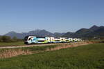 4010 020 aus Wien kommend am 29. April 2026 bei Bernau am Chiemsee.