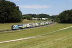 4010 024 war am 28. Mai 2026 bei Axdorf in Richtung Rosenheim unterwegs.