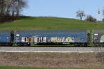 3552 109 (Rins) von  ZSSK  am 8. April 2025 bei Axdorf.