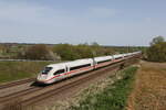 412 099 auf dem Weg nach Mnchen. Aufgenommen am 7. April 2024 bei Vierkirchen.