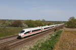 403 027 'Siegen' und 403 022 'Solingen' am 7. April 2024 bei Vierkirchen.